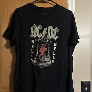 Large AC/DC Hells Bells Black T-Shirt